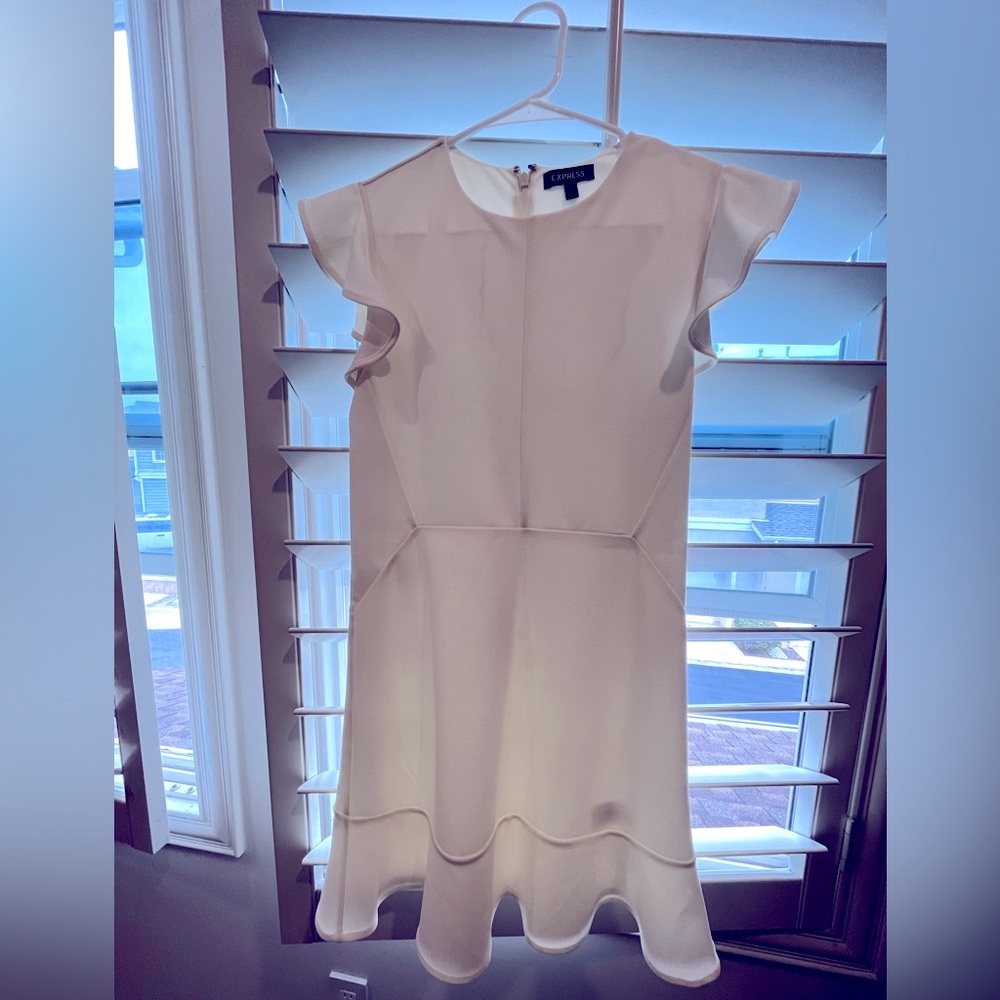 White mini dress
